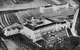 Luftaufnahme 1930: Krankenhaus Barmherzige Brüder Regensburg (Foto: Krankenhaus Barmherzige Brüder )