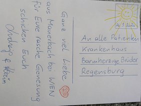 (Foto: Karin und Ludwig Welleditsch) Botschaft für Patienten - Karin und Ludwig Welleditsch