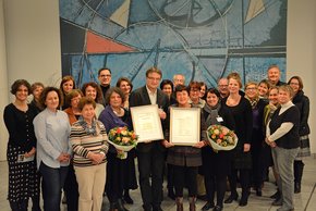 Auszeichung Selbsthilfefreundliches Krankenhaus (Foto: Stephanie Tschautscher)