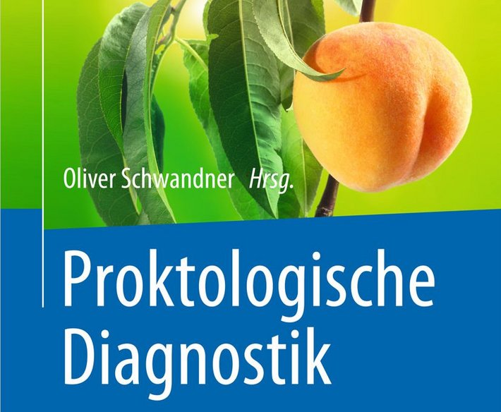 Buchveröffentlichung Prof. Dr. Oliver Schwandner (Buchcover: Springer-Verlag) Buchcover des von Prof. Dr. Oliver Schwandners heraugebenen Buches "Proktologische Diagnostik".