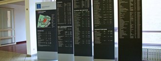 Beschilderung (Foto: Krankenhaus Barmherzige Brüder Regensburg) Beschilderung in den Gängen des Barmherzige Brüder Krankenhauses Regensburg