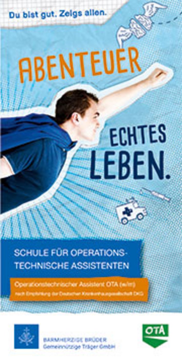 Flyer Schule für Operationstechnische Assistenten (pdf: Krankenhaus Barmherzige Brüder Regensburg)