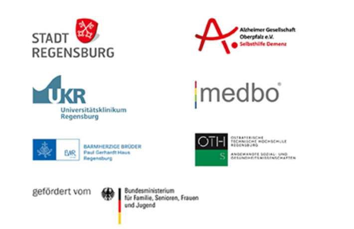 Lokale Allianz für Menschen mit Demenz (PDF: Logokombinationen UKR Regensburg)