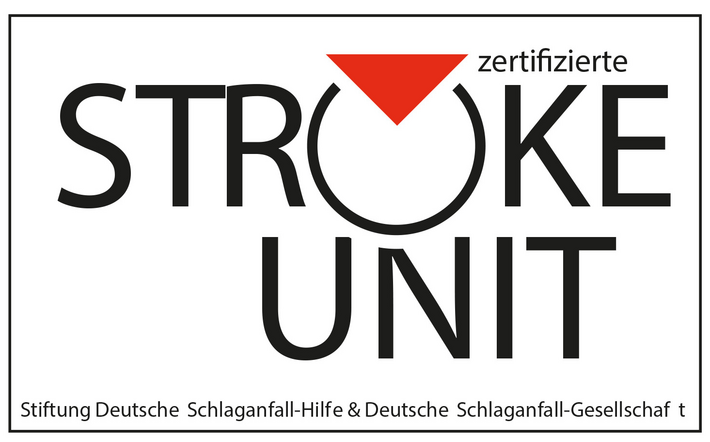 Logo "Stroke Unit" der Stiftung Deutsche Schlaganfall-Hilfe und der Deutschen Schlaganfall-Gesellschaft