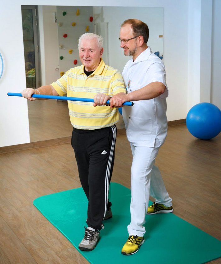 Physiotherapie Parkinsonkomplexbehandlung (Foto: Clemens Mayer)